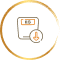 Timewaver Informationsfeld Übergewicht Icon mit Gold Ring